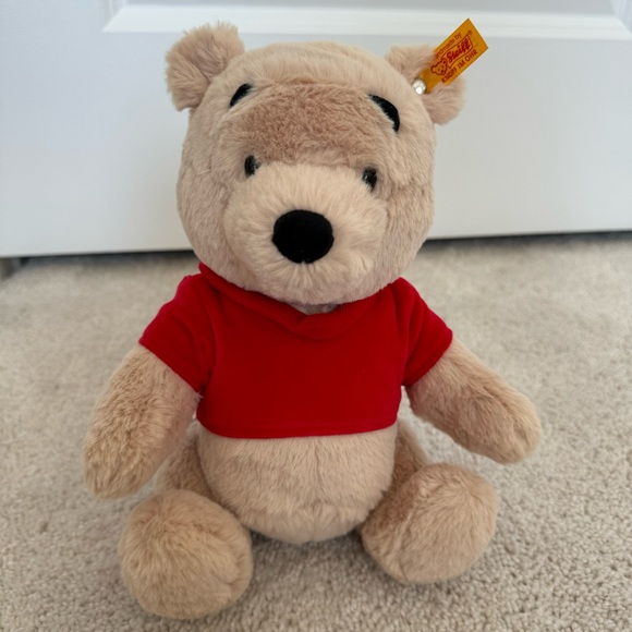 Steiff Other - Steiff Disney Winnie The Pooh Bear Handmade Jointed Plush